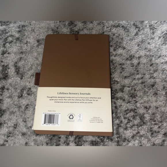 NWT Lifelines Take Your Time Sensory Journal Brown Interactive Cover 160 Pages - Picture 4 of 4